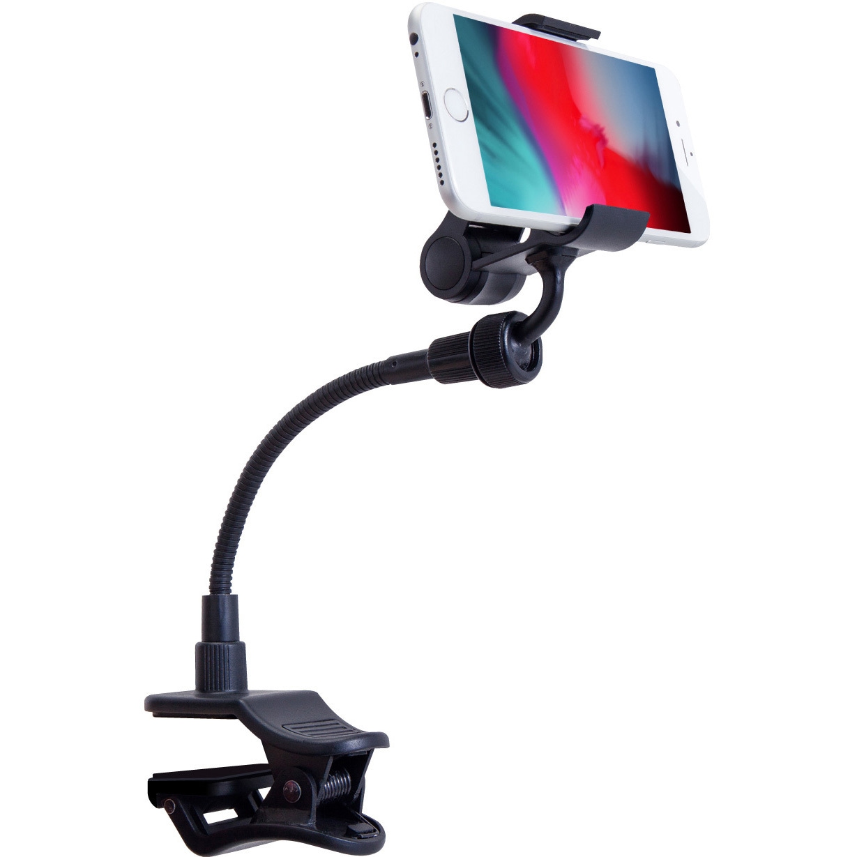 スマホ　スタンド　アーム Amazon.co.jp: NEWT ロング アームスタンド アルミ 角度調節 耐荷重