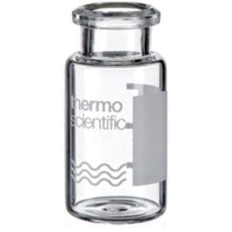 6PCV10-1FT ヘッドスペースバイアル ND20 透明 ラベル付 6PCVシリーズ 1ケース(10セット×100本) Thermo Fisher Scientific 【通販モノタロウ】