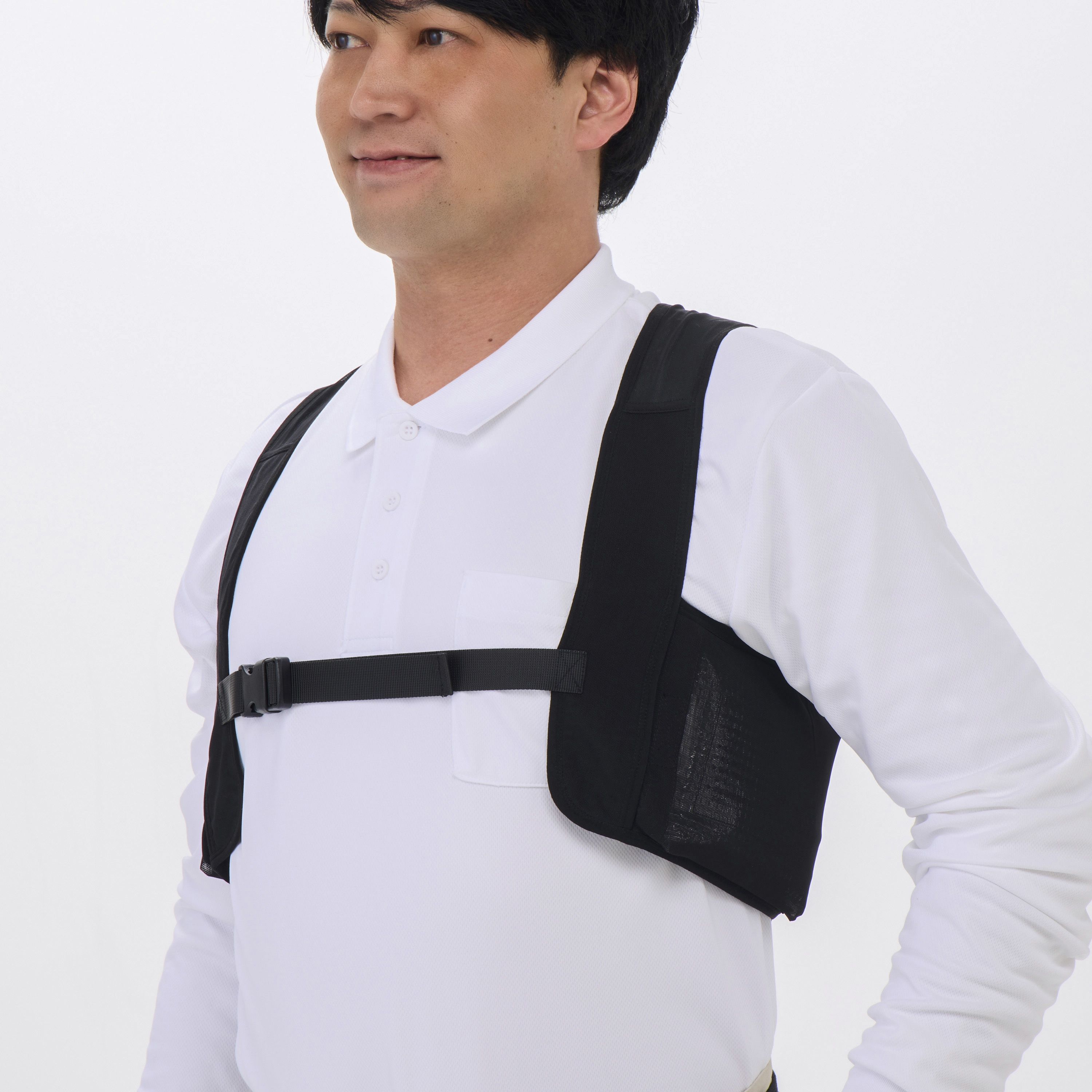 冷却ベスト モノタロウ ブラック色 フリーサイズ 【通販モノタロウ】