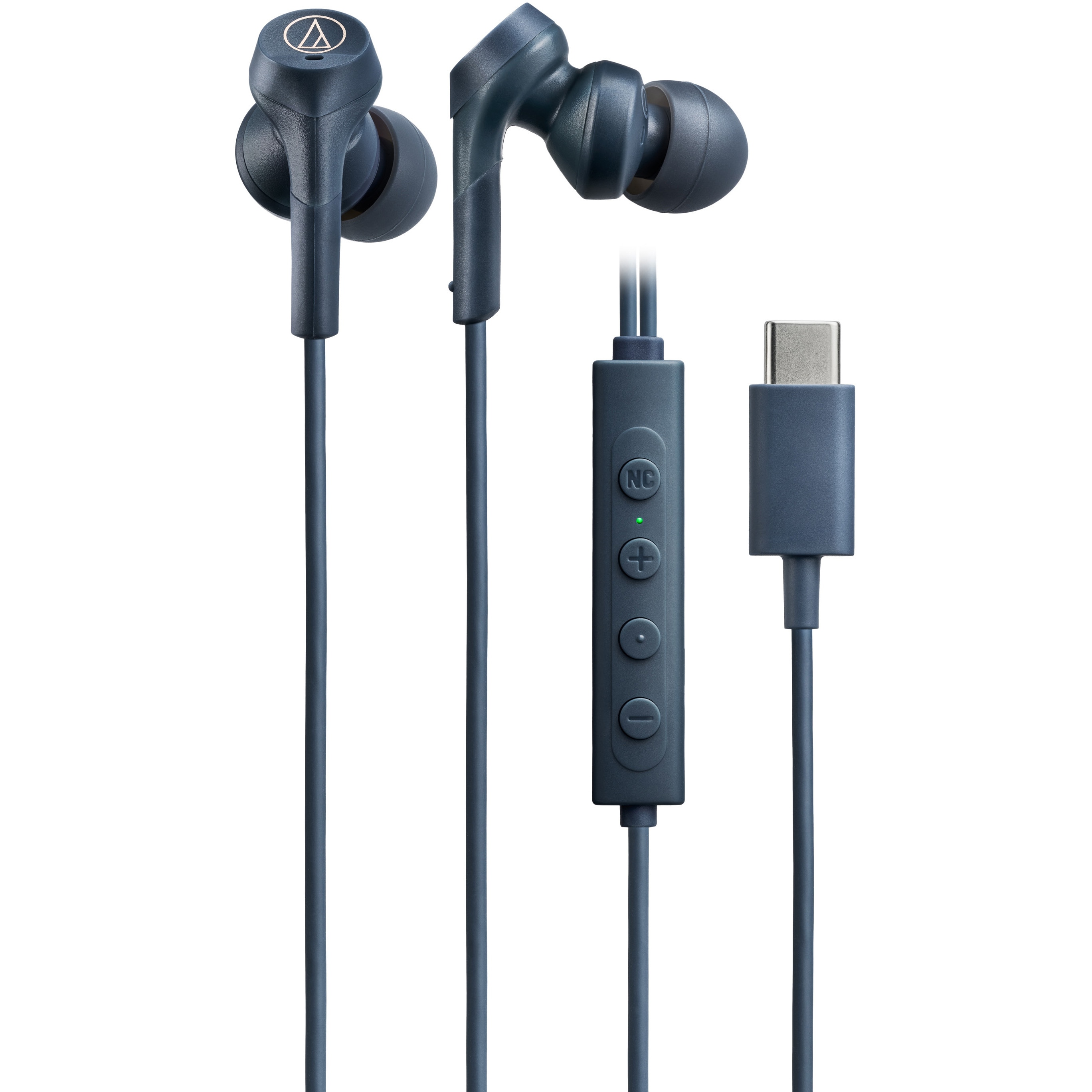 ATH-CKS330NC BL ノイズキャンセリングUSB Type-C用イヤホン audio