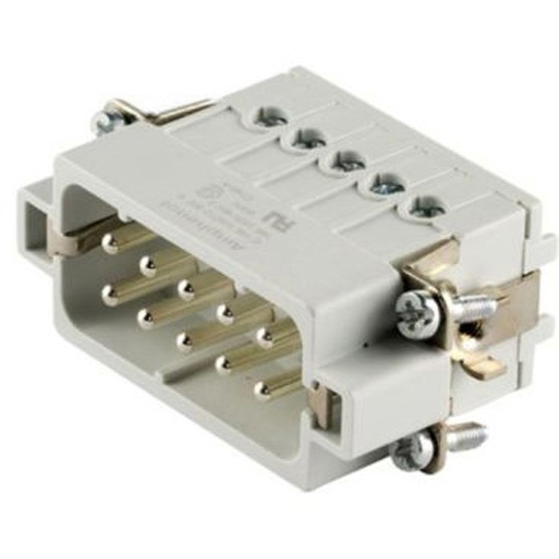 C14610A0101024 Heavy Duty power connectors pin insert 1 1袋 10個入 1袋(10個) AMPHENOL 【通販モノタロウ】