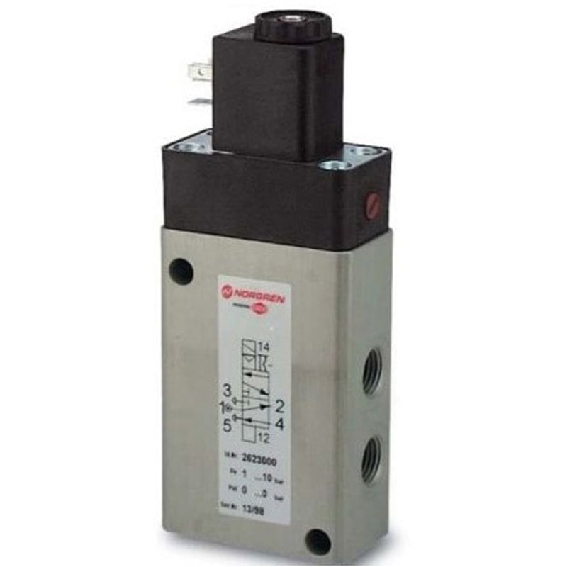 2623000303002400 エアソレノイドバルブ 26230シリーズ 1個 NORGREN 【通販モノタロウ】 58,788円