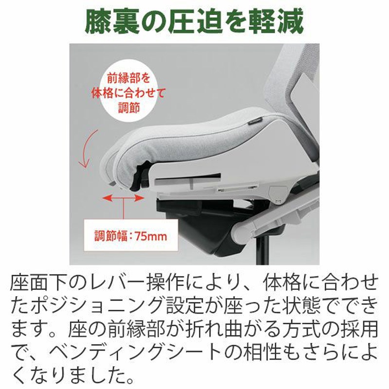ぶーしー様ご確認用 KJ447SAHT1T3W2 アクト2 背エラストマー 4D可動肘 ハンガー付 樹脂脚