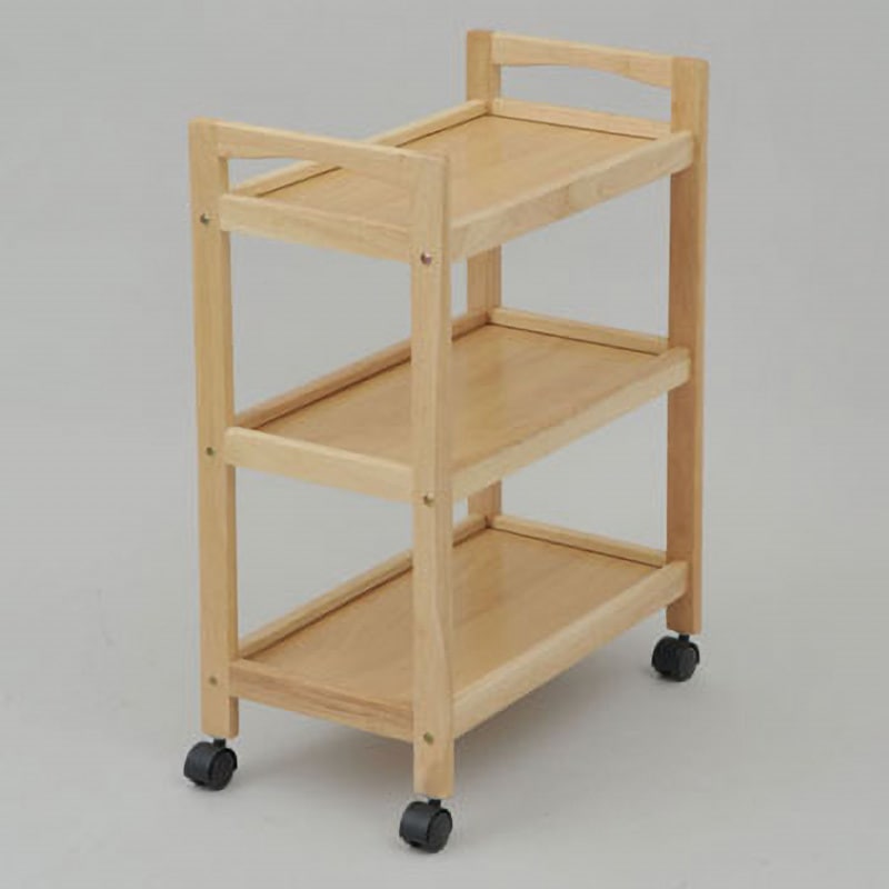 BNN-3M(NA) 木製キッチンワゴン キャスター付き 1台 YAMAZEN(山善