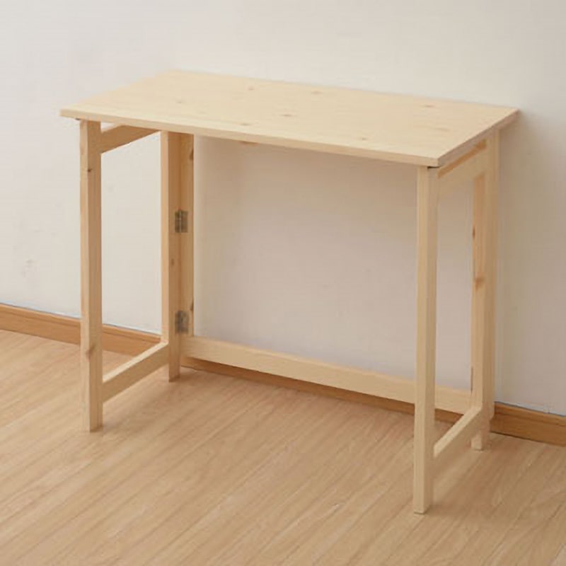 TPD-8040H(NA) 天然木折りたたみデスク YAMAZEN(山善) 幅800mm ライト