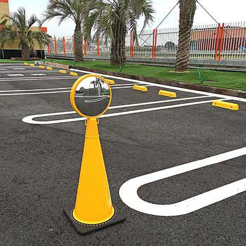 CP-68 コーン用サインキャップ カーボーイ イエロー色 寸法280