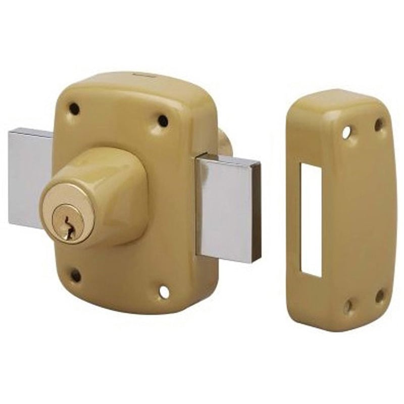 8403 AS - NG08403AS0 ドアボルト 長さ：90mm 幅：110mm Dom Metalux 1個 8403 AS - NG08403AS0