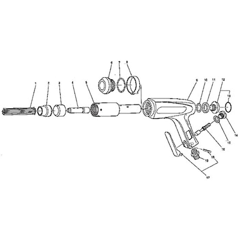 TP00290 部品 ジェットタガネ JC-16 日東工器 部品名称Φ2ニードルサポータ - 【通販モノタロウ】