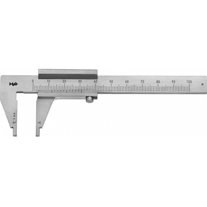AA847R ノギス 測定範囲0～100mm 1本 ビー・ブラウンエースクラップ 【通販モノタロウ】