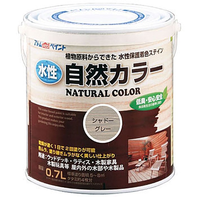 水性自然カラー(天然油脂木部用ステイン) アトムハウスペイント 