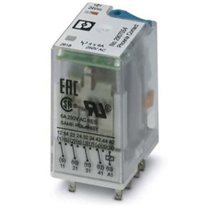 2907054 リレー 24V dc DINレールタイプ 1袋 10個入 1袋(10個) フエニックス・コンタクト 【通販モノタロウ】