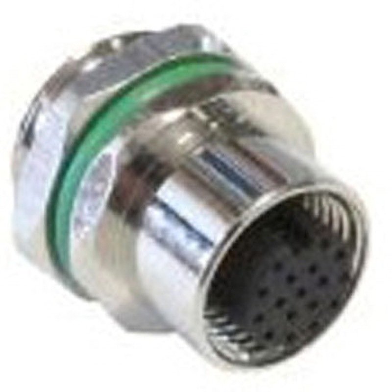 PXMBNI12RPF17AFLPG9001 丸型コネクタ 17極 M12 ケーブルマウント パネルマウント 1個 BULGIN 【通販モノタロウ】