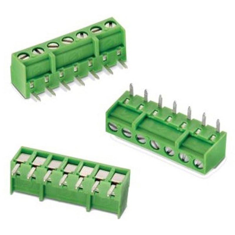691243300007 基板用端子台 2433シリーズ 3.81mmピッチ 1列 7極 緑 1袋 250個入 1袋(250個) WURTH ELEKTRONIK 【通販モノタロウ】