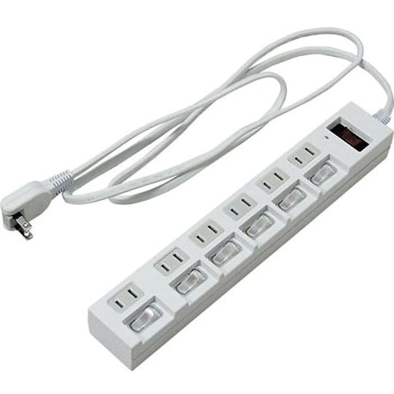 な Y02BKS672WH 個別集中スイッチ付節電タップ YAZAWA(ヤザワ