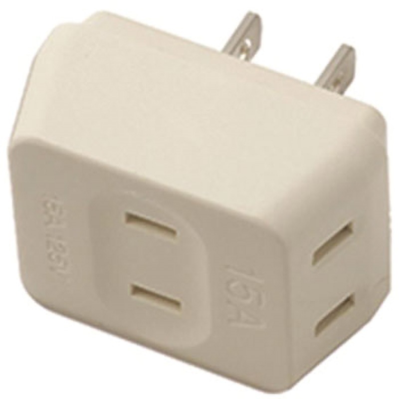 Y02T300WH 耐トラ付トリプルタップ3個口 YAZAWA(ヤザワ