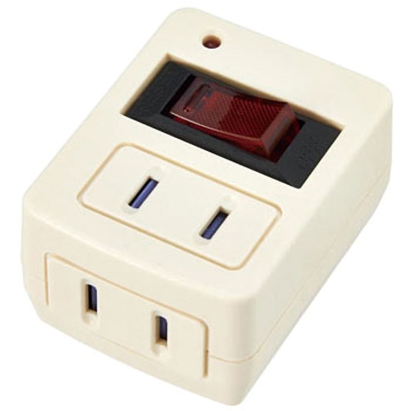 Y02FUBHKS210WH 雷ガード・ブレーカー機能付き省エネタップ2個口
