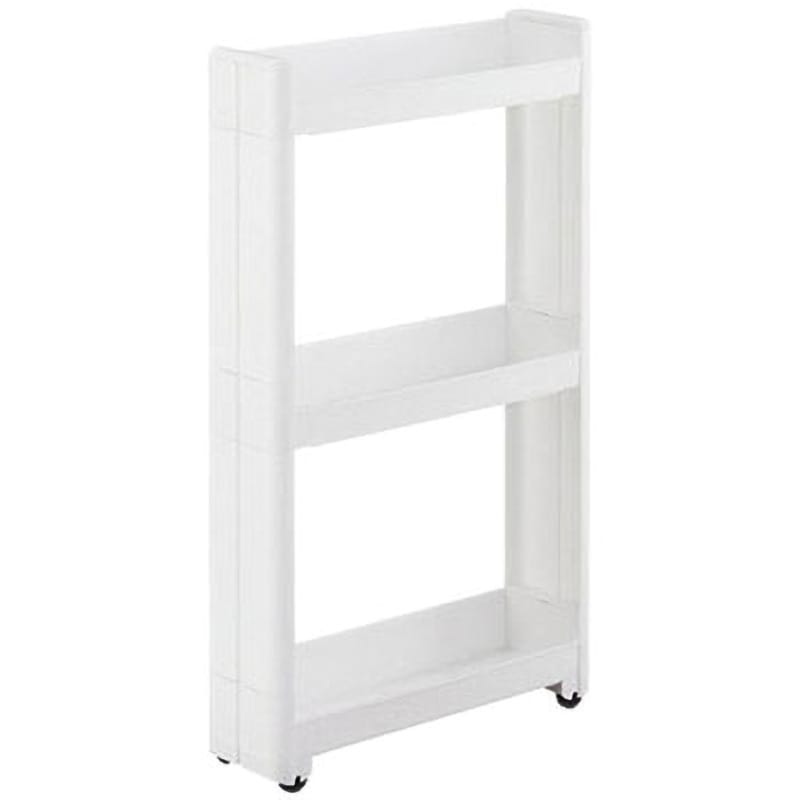 F-2544 スマートワゴンFit 不動技研 ホワイト色 ポリプロピレン 3段 高