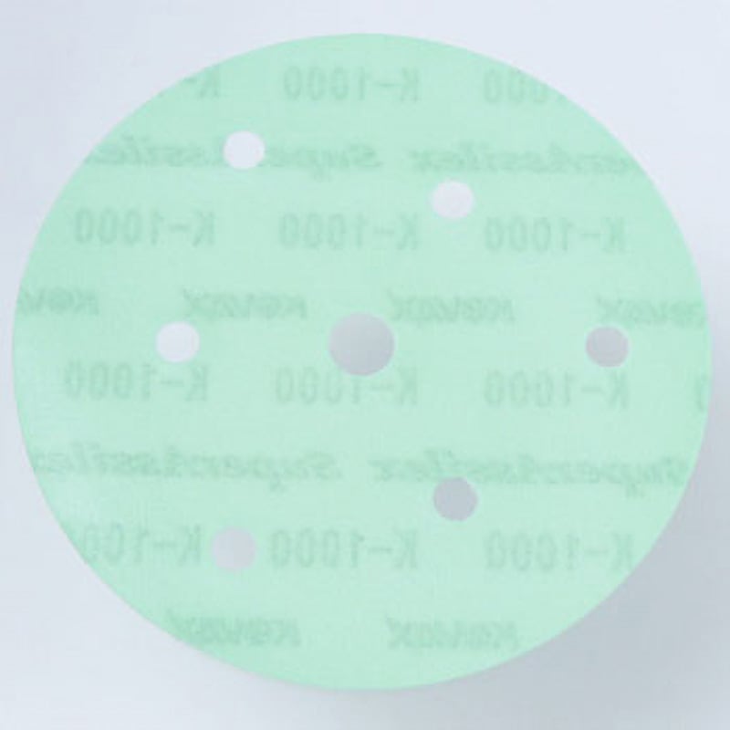 K-1000 ディスク Φ125(7420)穴有 スーパーアシレックス ライム 1箱(100