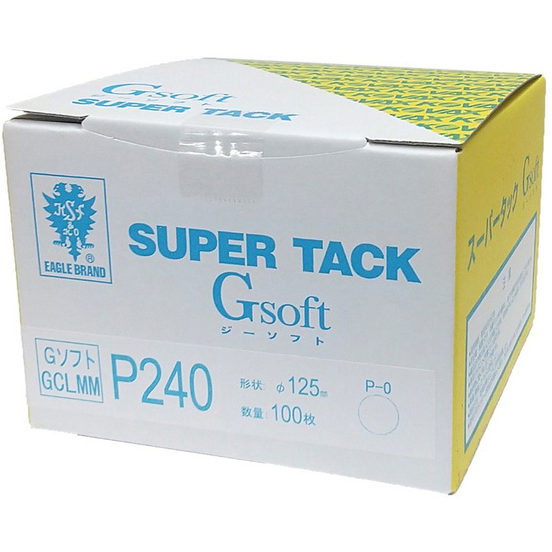 GCL-MM  P240 Φ125 P-0(3222) スーパータック Gソフト 1箱(100枚) KOVAX(コバックス) 【通販モノタロウ】 5,578円