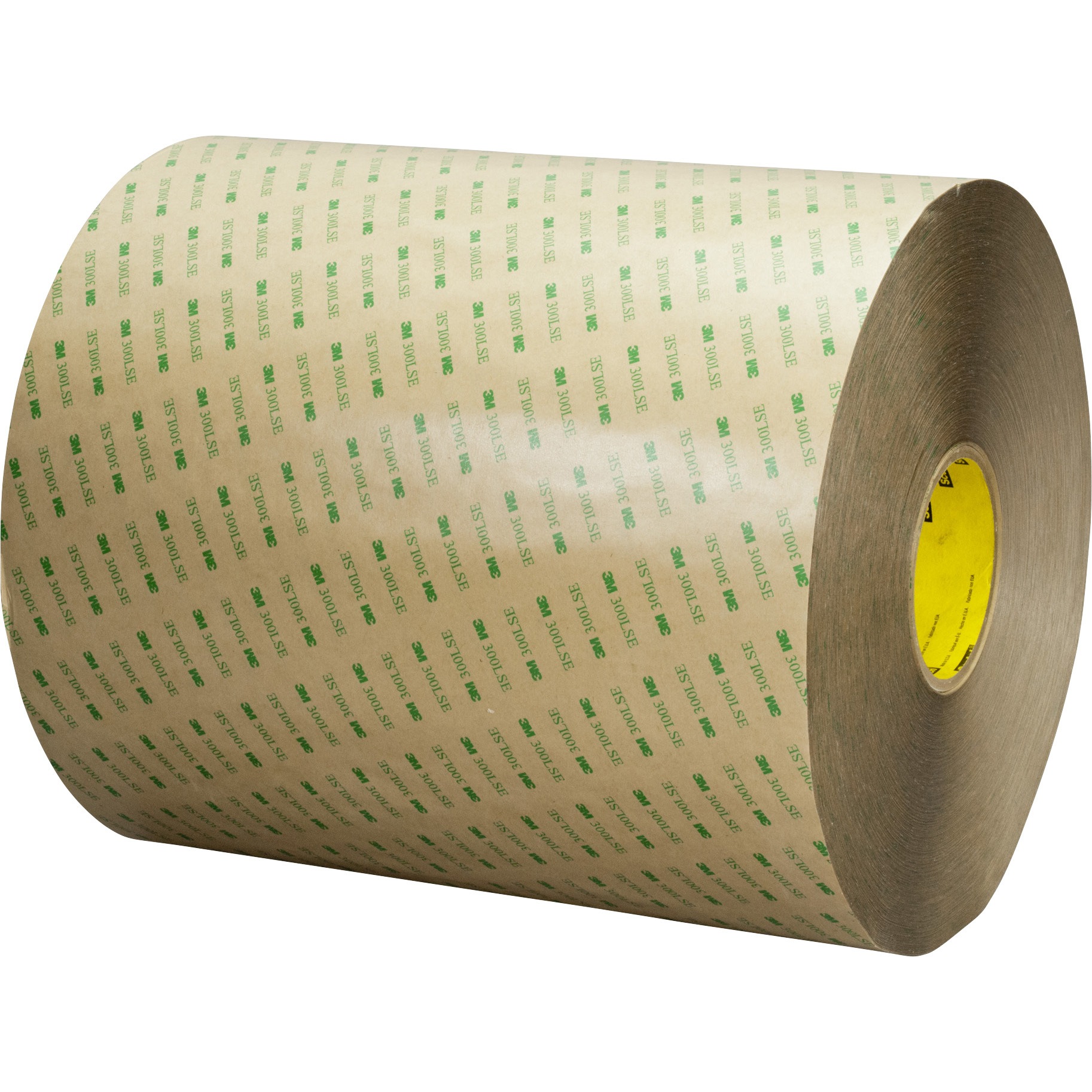 93020LE 1371X54 両面粘着テープ 強粘着多用途タイプ 93020LE 3M(スリーエム) ポリエステル基材 アクリル系 透明色 テープ幅1371mmテープ長さ54.8m 1巻