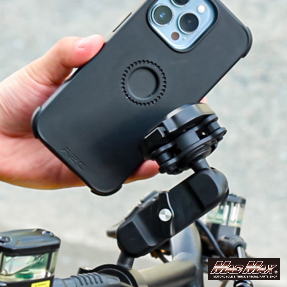MM50-SFC-02 バイク用スマホホルダー Easy Snap専用 IPHONE