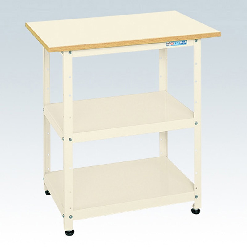 HSN-75793TI 軽量一人用作業台(ポリエステル天板/固定タイプ) サカエ