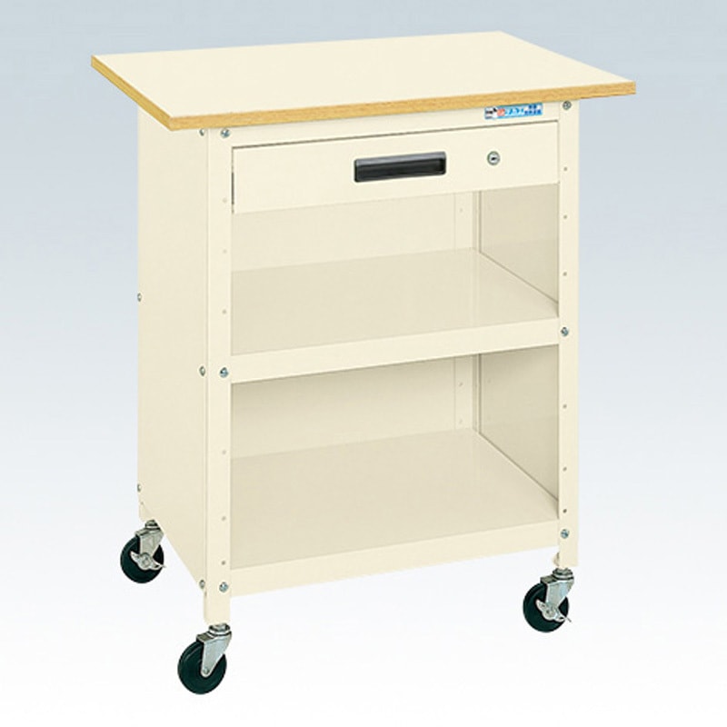 HSR-75863TPAI 軽量一人用作業台(ポリエステル天板/キャスター付