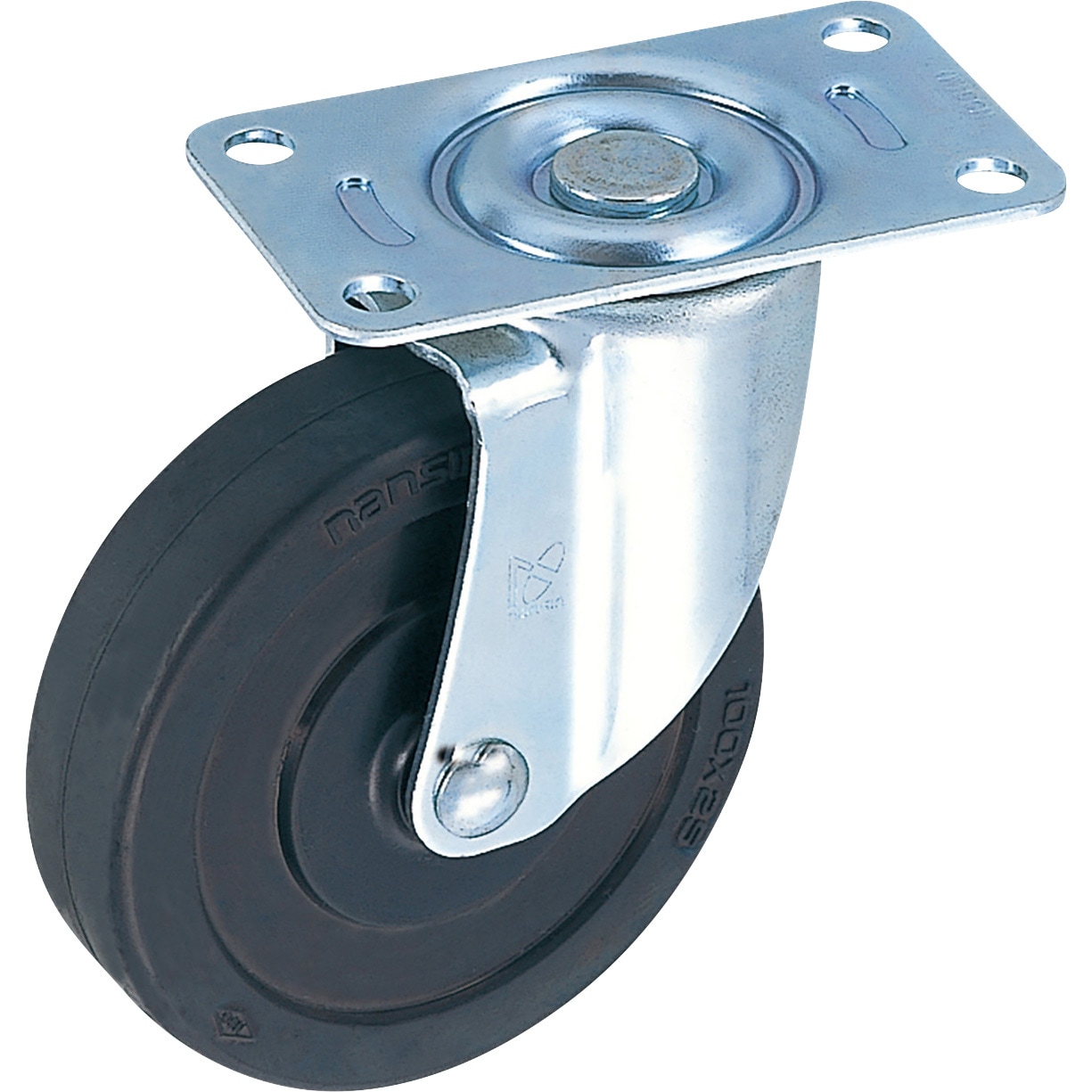 SAPC-60973CDB ツーリングワゴン(色管理タイプ) サカエ ゴム車 均等耐