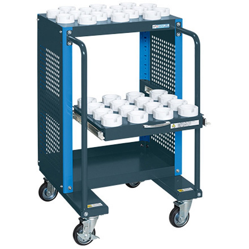 SAPC-60973CDB ツーリングワゴン(色管理タイプ) サカエ ゴム車 均等耐