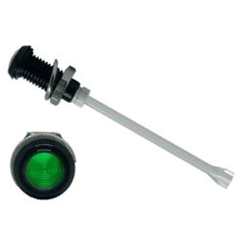 RHD-1390-F9PZG67PR 緑 丸型 レンズ LED照明 アクリル透明棒 1袋 100個入 1袋(100個) BIVAR 【通販モノタロウ】