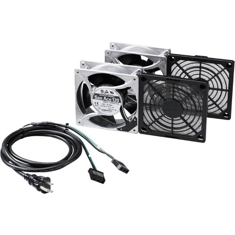 CP-FANS38-2 放熱ファン高速タイプt=38mm 1セット(2個) サンワサプライ 【通販モノタロウ】