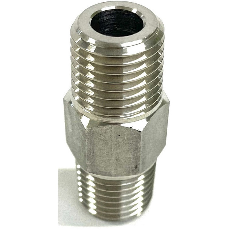 ★ 尺八　二尺　中継ぎ固定　⑥ SUTNRJ8A | 高圧用ねじ込み継手 同径 六角ニップル | ミスミ | MISUMI