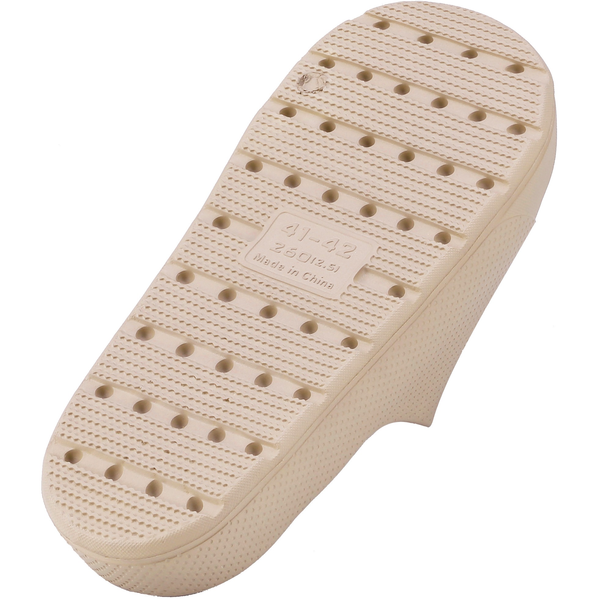 578363 スライドサンダル テンダイ 材質EVA ベージュ色 サイズL