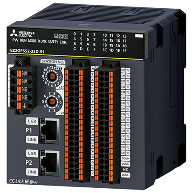 三菱電機 NZ2GFSS2-8D 安全機能付リモートIOユニット 新品未使用 CC-Link IEフィールドネットワーク安全機能付きリモートI/Oユニット