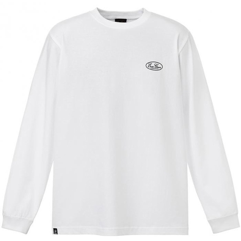 ホワイト E.G.スタンダードロングTシャツ Lサイズ 1着 EverGreen INTERNATIONAL 【通販モノタロウ】
