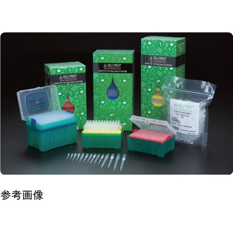 229019 ピペットチップ(フィルター付き) 1箱(960本) Celltreat 【通販モノタロウ】