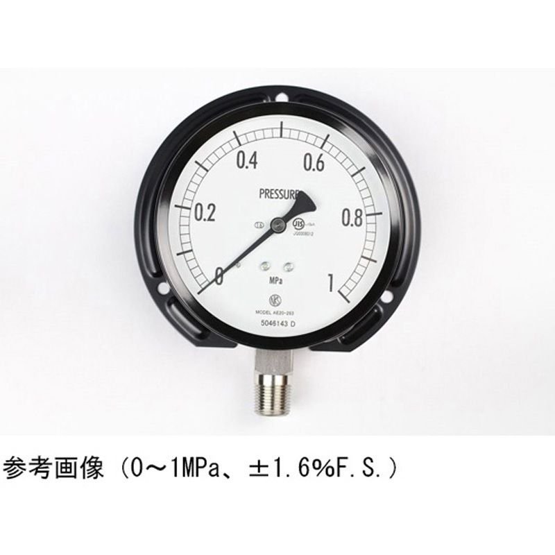 AE20-283 普通形圧力計(Φ100)立形B枠 AE20-283シリーズ 1個 長野計器 【通販モノタロウ】