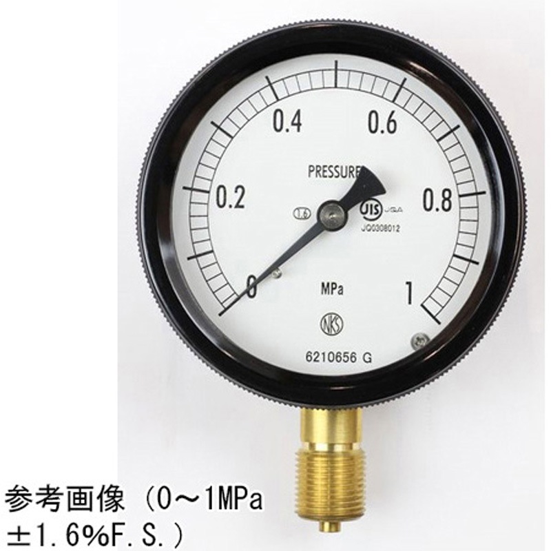 BC12-131 密閉型圧力計(75Φ)立形A枠 BC12-131シリーズ 1個 長野計器 【通販モノタロウ】