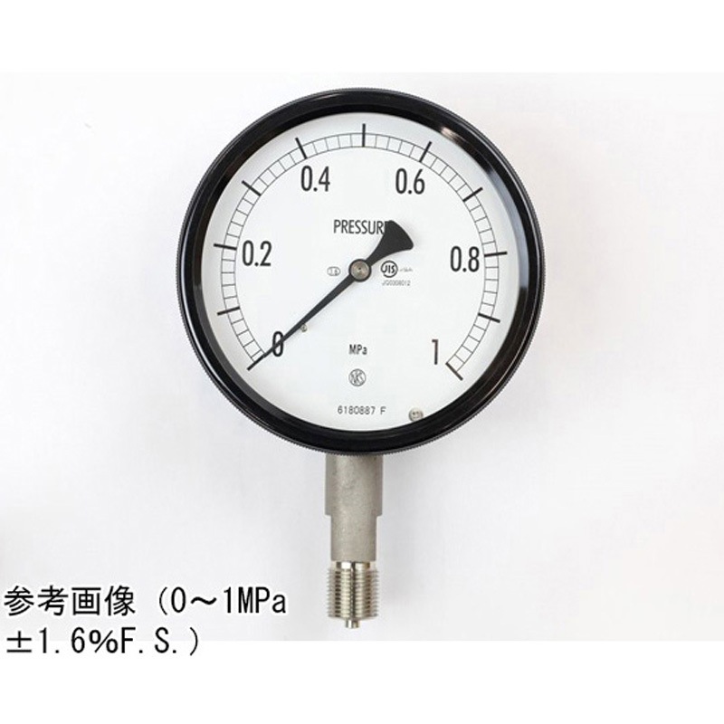 BE12-133 密閉型圧力計(100Φ)立形A枠 BE12-133シリーズ 1個 長野計器 【通販モノタロウ】