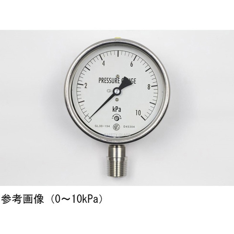 GL30-194 ステンレスケース微圧計(100Φ) GL30-194シリーズ 1個 長野計器 【通販モノタロウ】