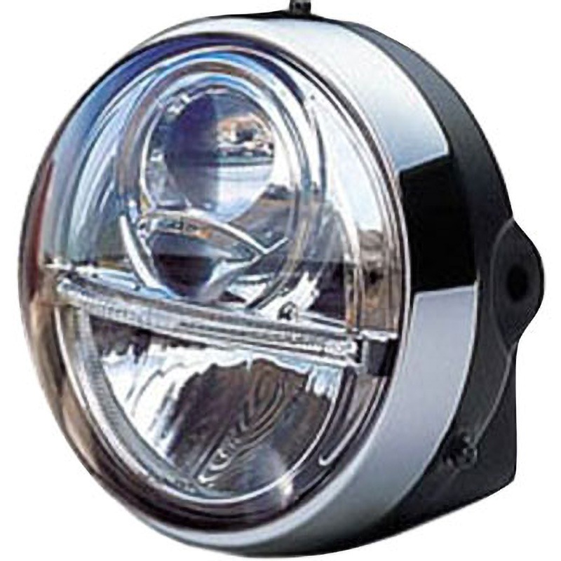 HR54 モトLEDヘッドランプ ブラックボディ(汎用タイプ) 1個 CIBIE