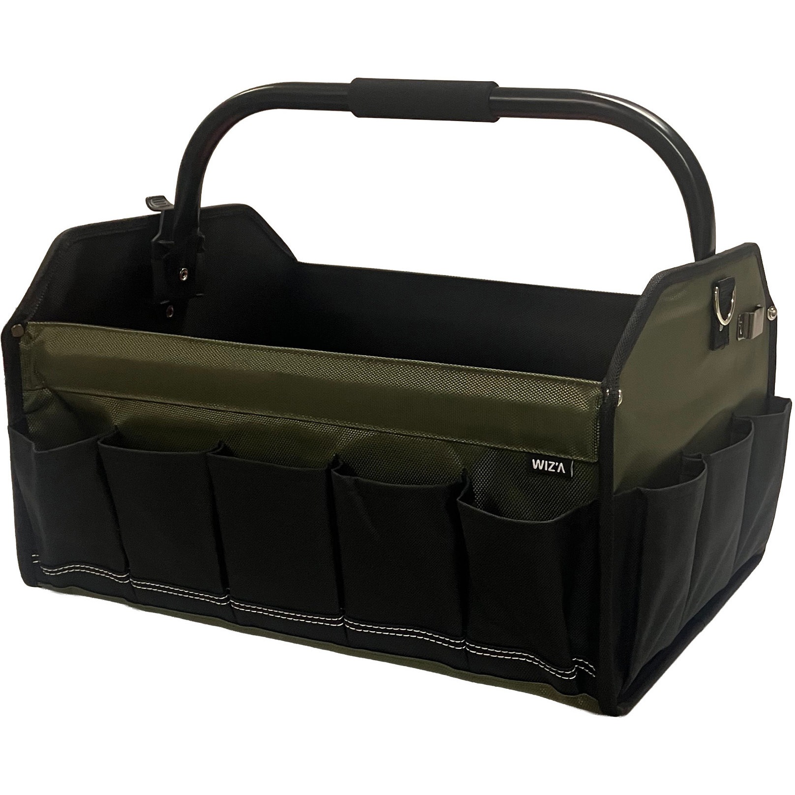 WZ-TBG28L ツールバッグ WIZ'A ブラック/モスグリーン色 WZ-TBG28L