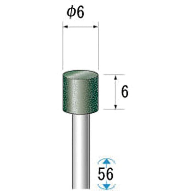 15088 レジノイドCBNバー NSK(ナカニシ) 円筒 粒度170 質量10g 軸径3mm 1本