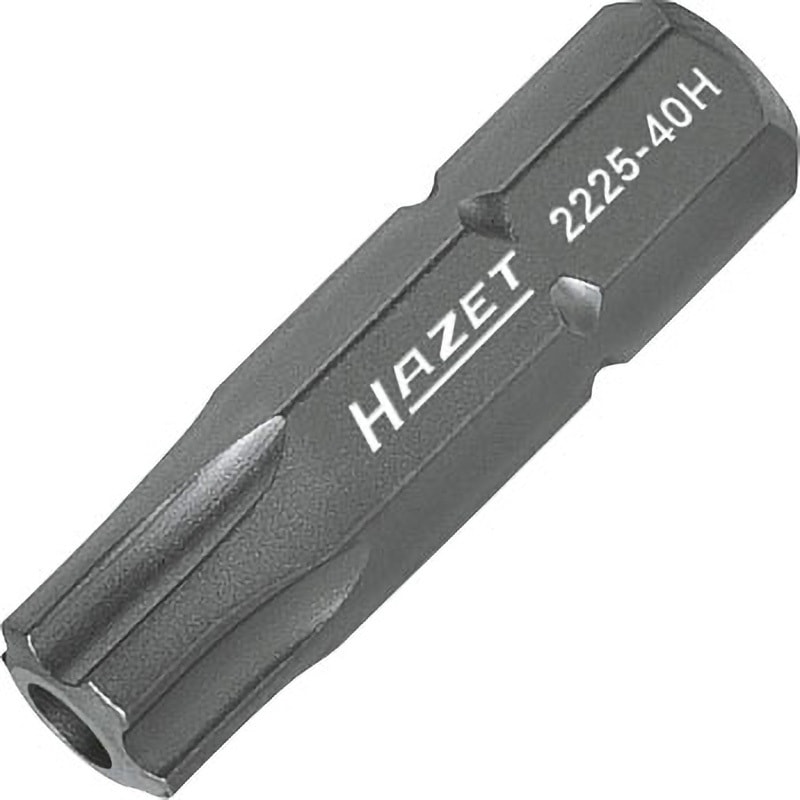 2225-40H ビット ハゼット いじり止め穴あり 片頭 先端サイズ40H全長