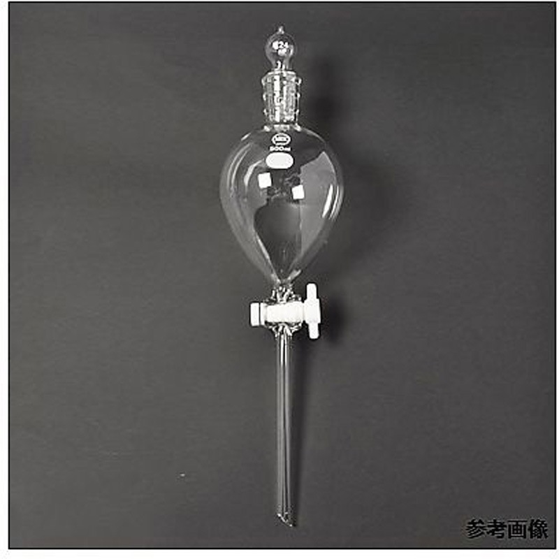 1001-29180 分液ロート(PTFE コック)白 1001シリーズ 1個 日本理化学器械(NRK) 【通販モノタロウ】