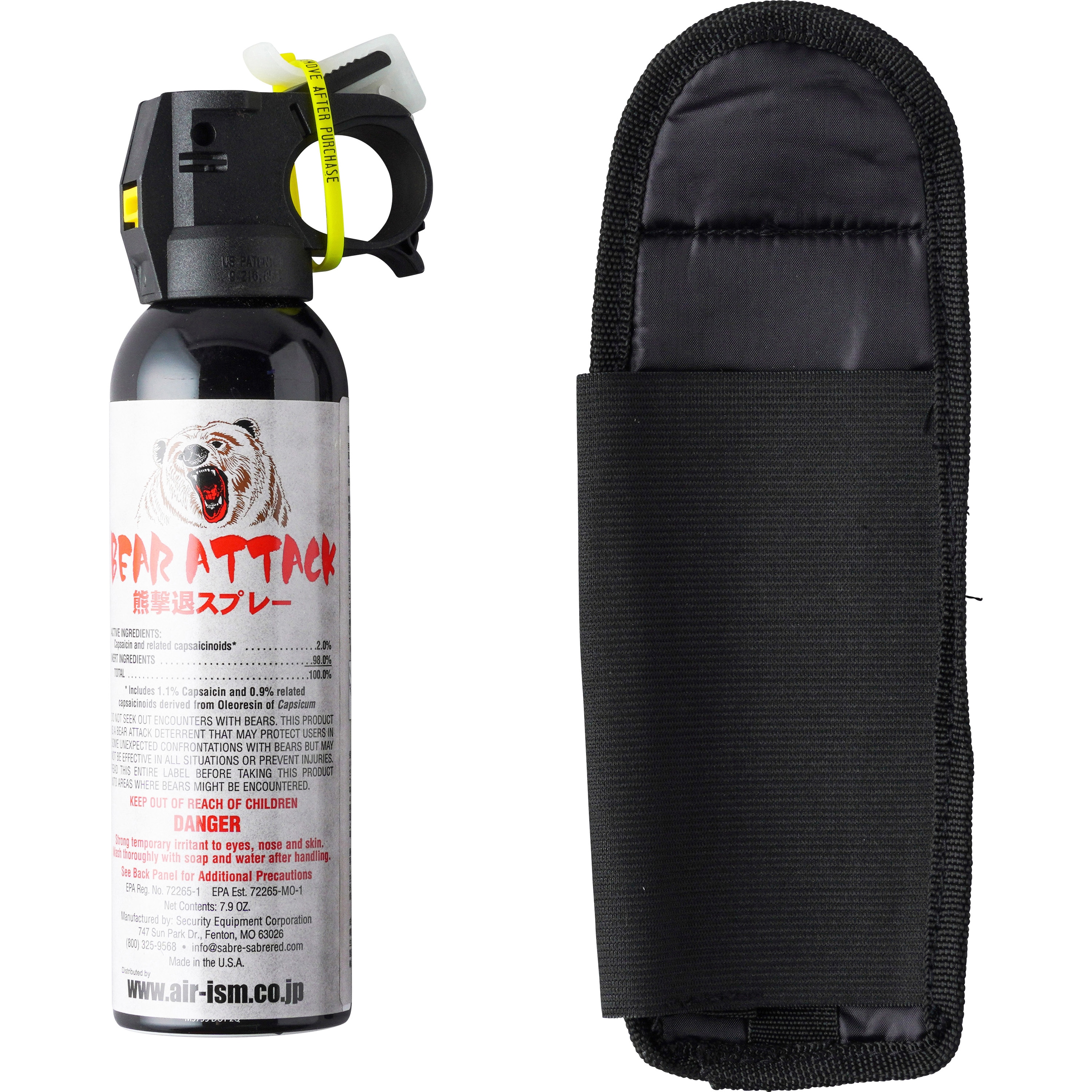 ペアアタック 熊撃退スプレー ベアアタック 1本(250mL) RANGS JAPAN