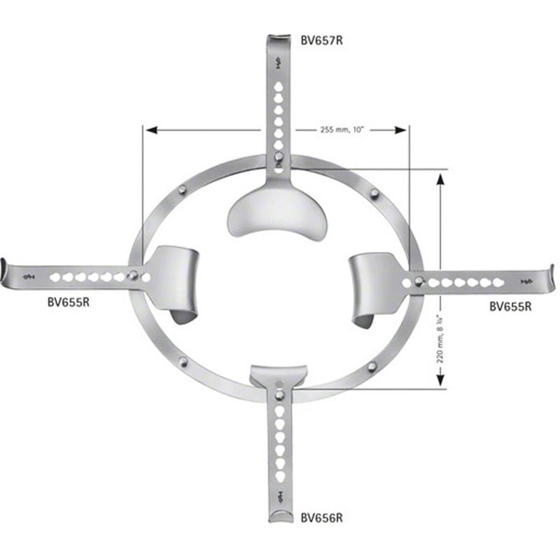 BV654R 腹壁固定器セット BVシリーズ 1本 ビー・ブラウンエースクラップ 【通販モノタロウ】