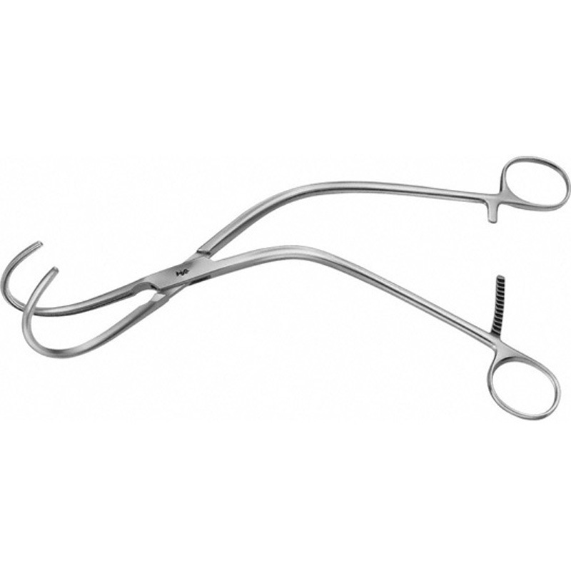 FB488R 大動脈吻合鉗子 無外傷性 FBシリーズ ビー・ブラウンエースクラップ 無外傷性 左曲 26cm   FB488R