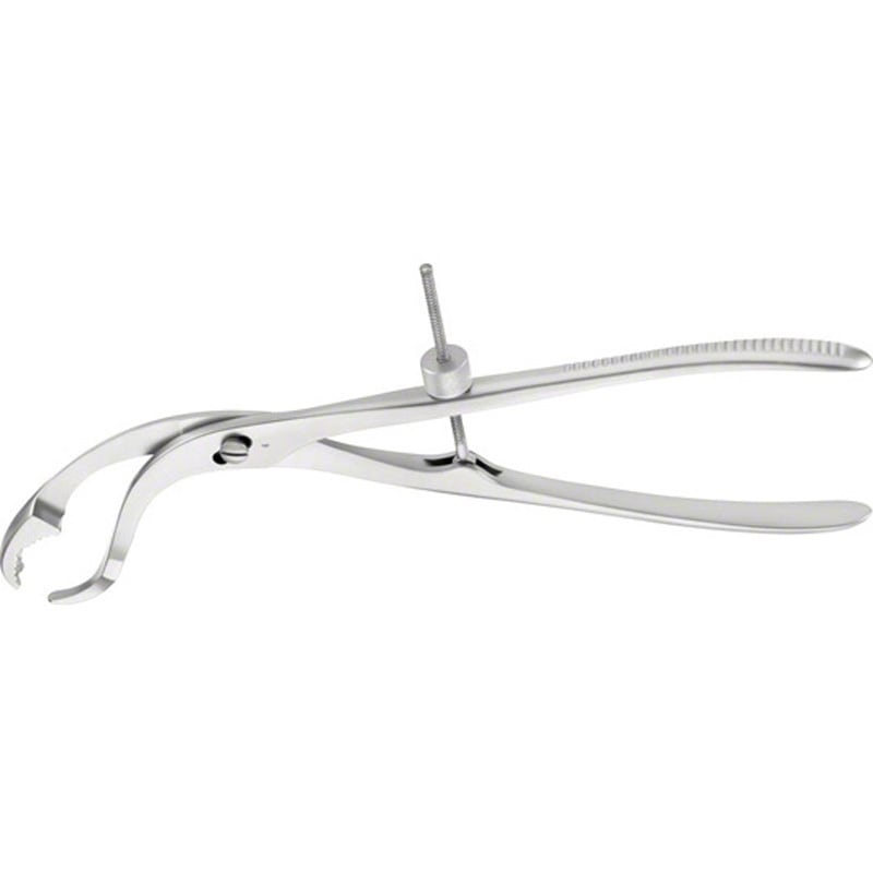 FO173R 骨把持鉗子 ネジ固定式 FOシリーズ ビー・ブラウンエースクラップ Fig.3 曲 幅4.5/11.5mm 全長280mm   FO173R