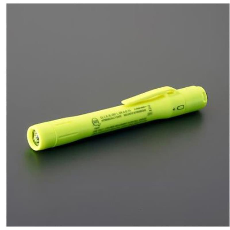 EA758WE-46 フラッシュライト/LED EA758WEシリーズ エスコ 単4×2本(付属) イエロー色 保護等級IP68 117Lm